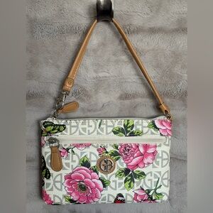 Giani Bernini floral wristlet